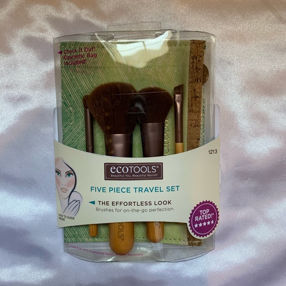 Ecotools Five Piece Travel Set - 4 Brushes & Bag - Picture 2 of 3